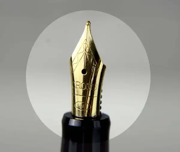 cross solo converter fountain pen with 23K gold plated M nib - Image 8