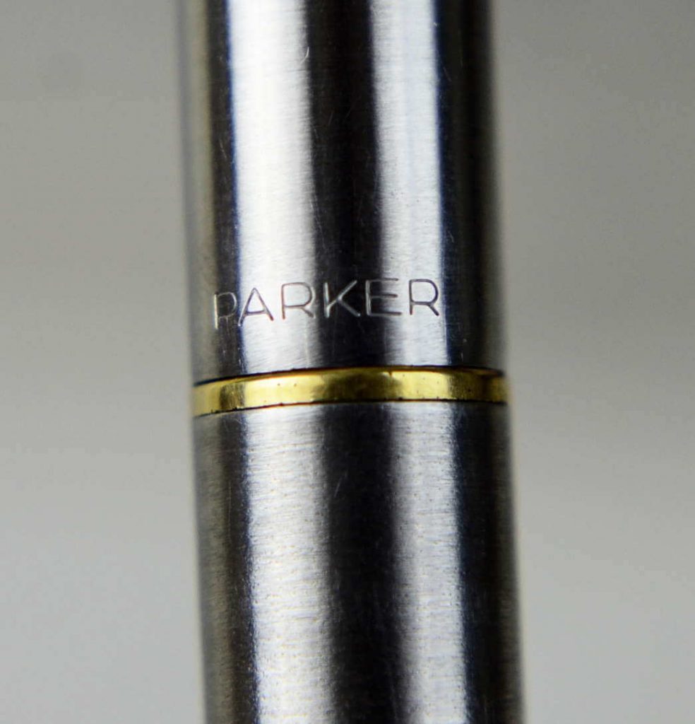 Buy online Parker 45 flighter fountain pen with 14K solid gold M nib