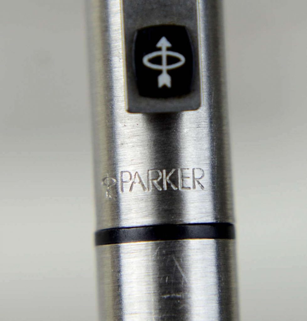 Buy online vintage Parker 25 fountain pen full metal body pen steel M nib