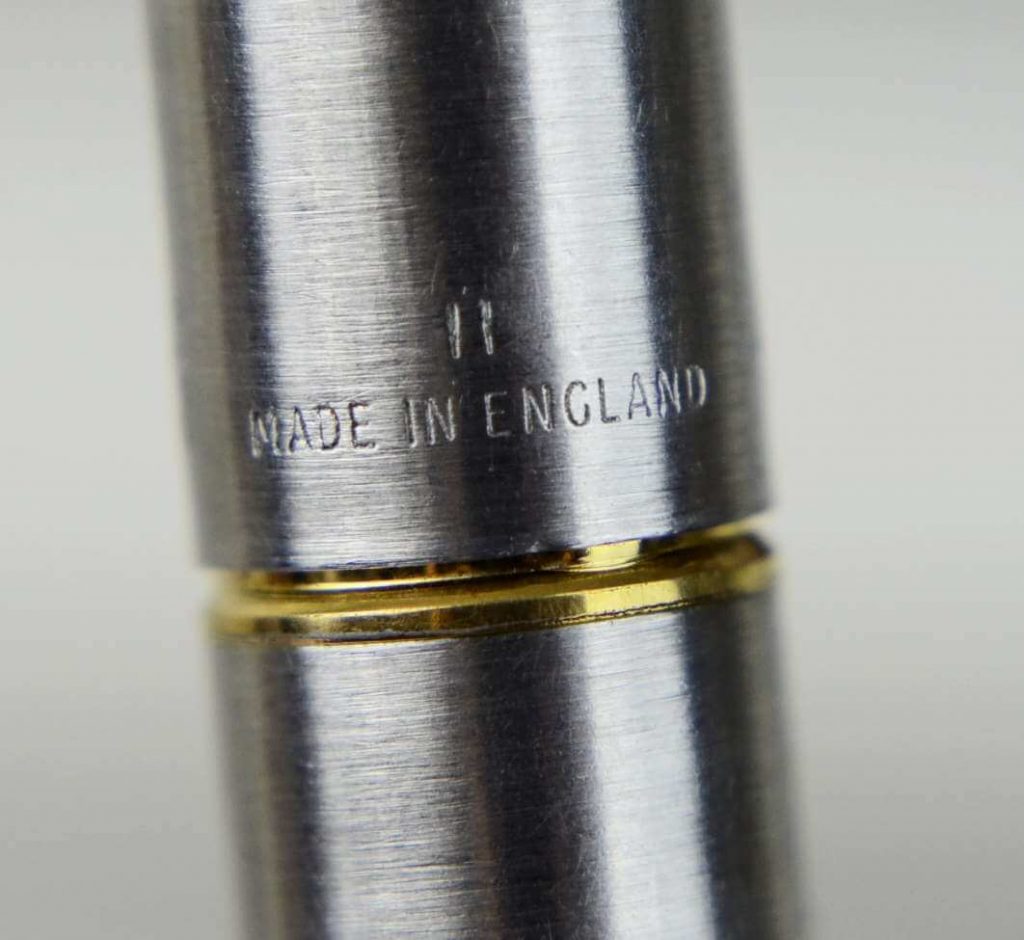 Buy online Parker 45 flighter England fountain pen 14K solid gold F nib