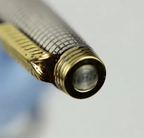 Vintage parker 75 sterling silver fountain pen 14K Gold XF nib - Very clean - Image 5