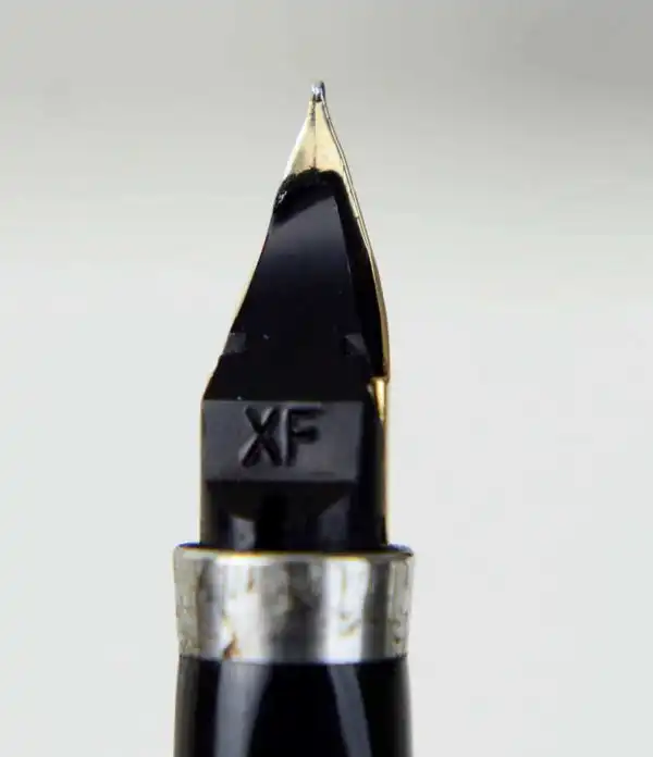 Vintage parker 75 sterling silver fountain pen 14K Gold XF nib - Very clean - Image 6
