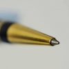 Vintage parker duofold centennial blue marbled ballpoint pen with gold filled trim - Image 6