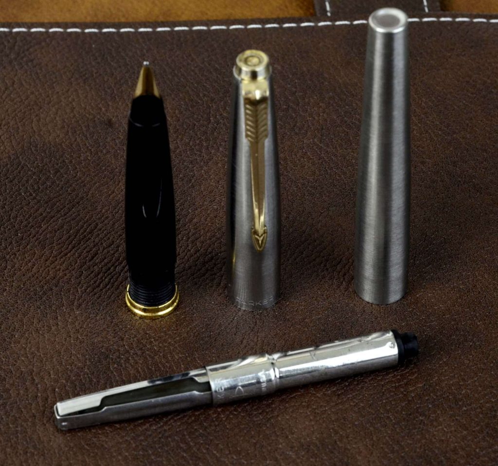 Buy online Parker 45 flighter fountain pen with 14K solid gold M nib
