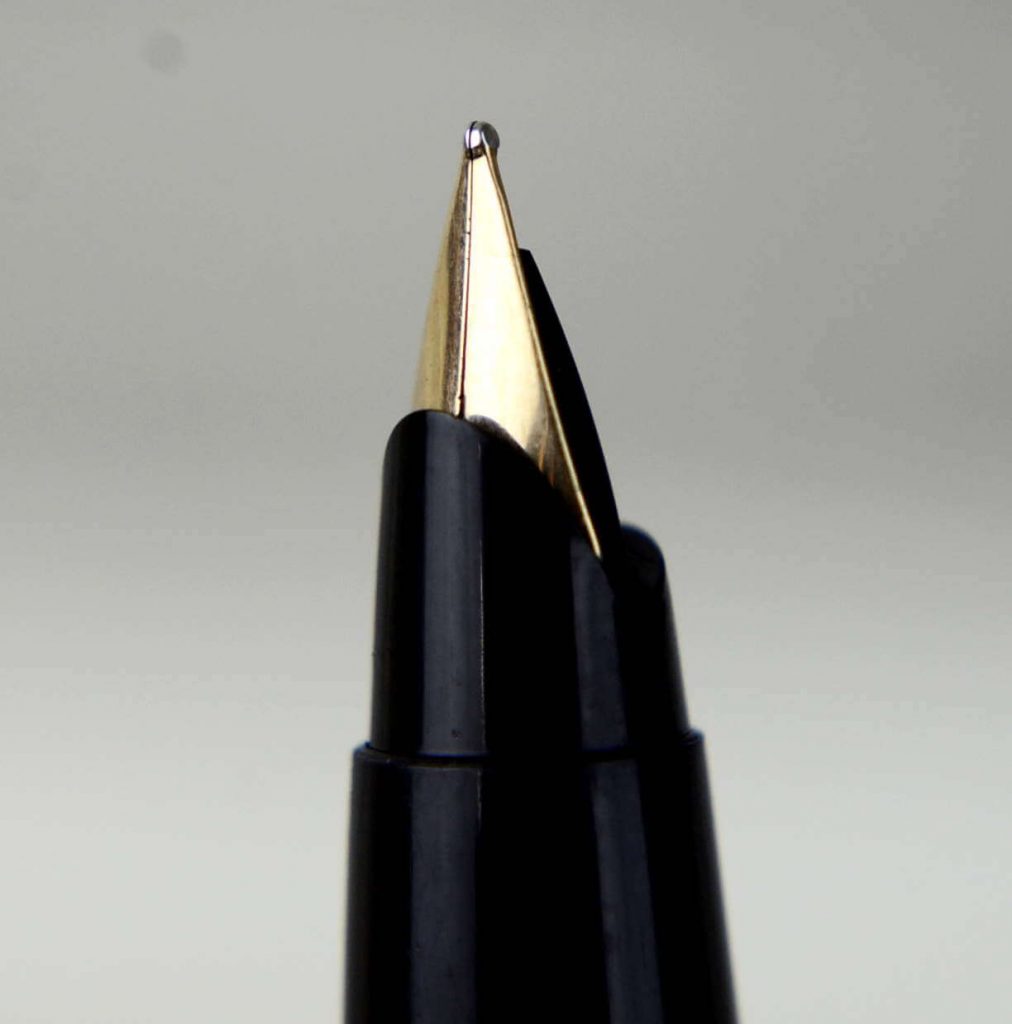 Buy online Parker 45 flighter England fountain pen 14K solid gold F nib
