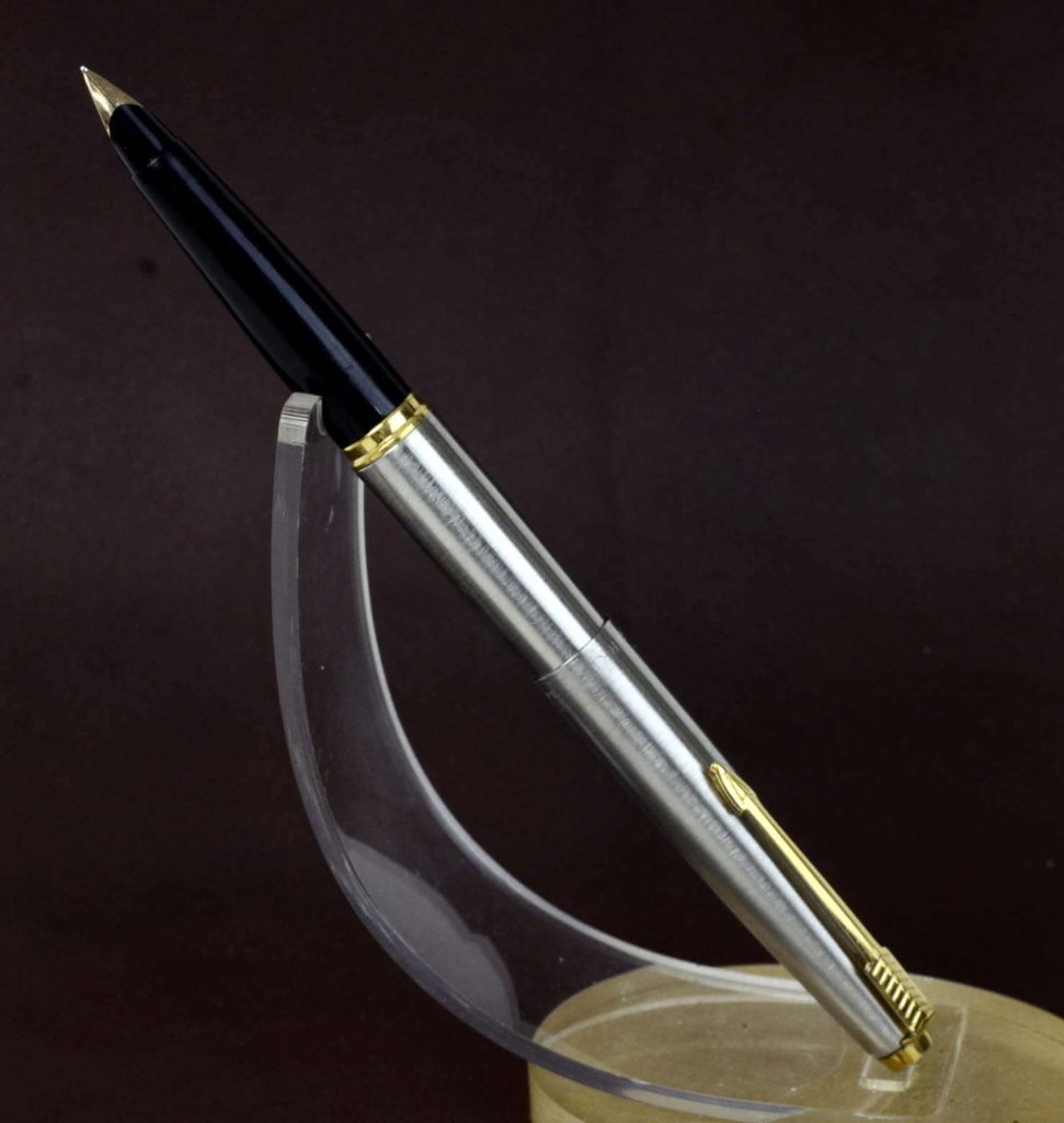 Buy online Parker 45 flighter fountain pen USA made 14K solid gold M nib