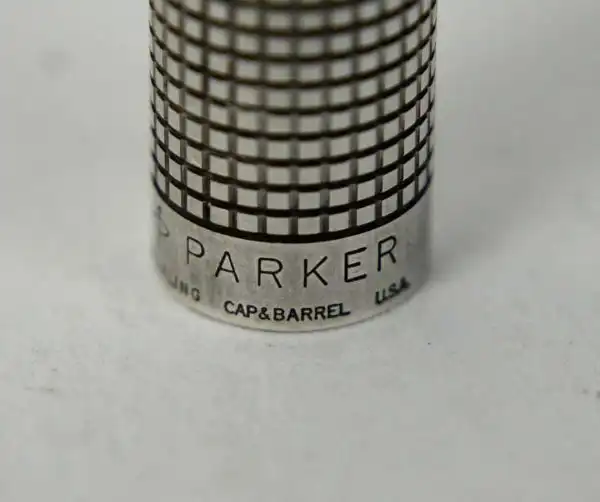 Vintage parker 75 sterling silver fountain pen 14K Gold XF nib - Very clean - Image 11