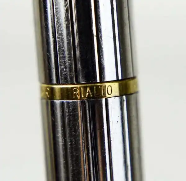 Parker rialto 88 vintage fountain pen - Sterling silver plated barrel with Fine gold plated Nib - Image 8