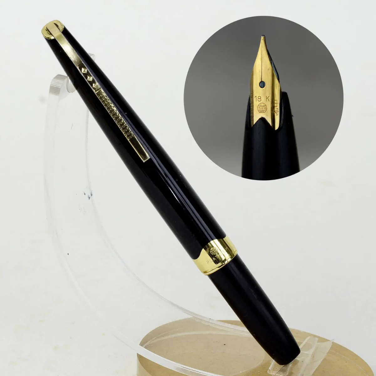 Buy Platinum Pocket 18K fountain pen with 18K solid gold M nib online
