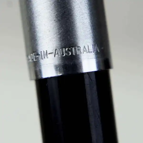 Sheaffer Vintage imperial 440 black barrel fountain pen - inlaid steel M nib - Image 8
