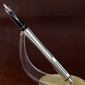 vintage-sheaffer-targa-1001-fountain-pen-inlaid-steel-fine-nib-USA