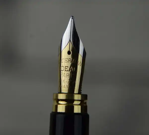 Waterman Ideal fountain pen 18k 750 Nib F Fine 30 black gold