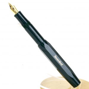 Kaweco-sports-forest-green-fountain-pen-gold-plated-Medium-nib-original