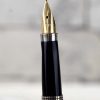 Vintage parker 75 sterling silver fountain pen with 14K solid Gold M nib - NOS mint stock - Image 5