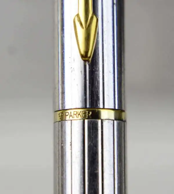 Parker rialto 88 vintage fountain pen - Sterling silver plated barrel with gold plated M Nib - Image 7