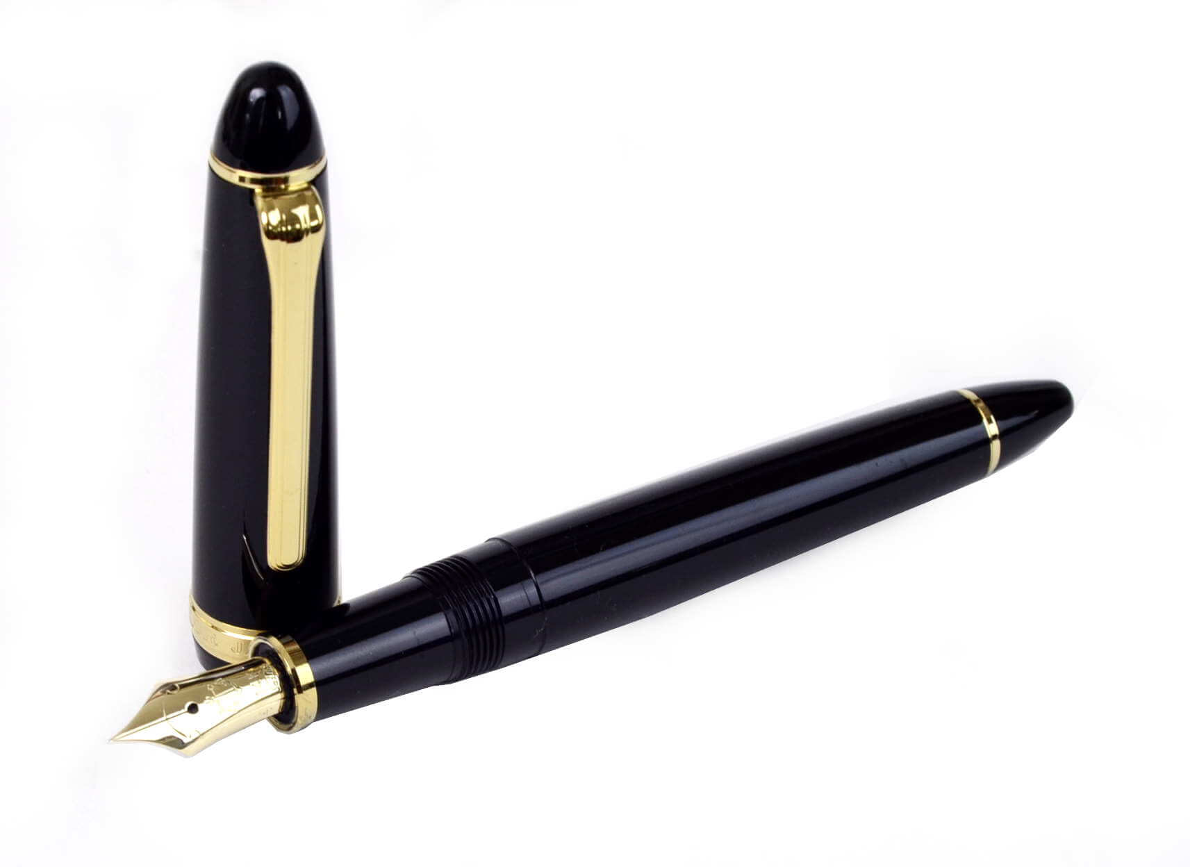 Buy Vintage sailor founded 1911 black fountain pen 14K solid gold