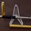 Vintage parker 75 ciselle gold plated fountain pen with 14K solid gold B nib - Image 3