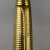 Vintage parker 75 ciselle gold plated fountain pen with 14K solid gold B nib - Image 4