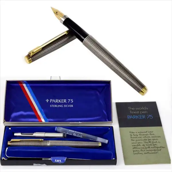 parker sterling silver 75