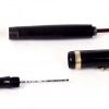 Vintage Parker vacumatic jet black barrel  fountain pen 14K Gold F nib  - USA - Image 3