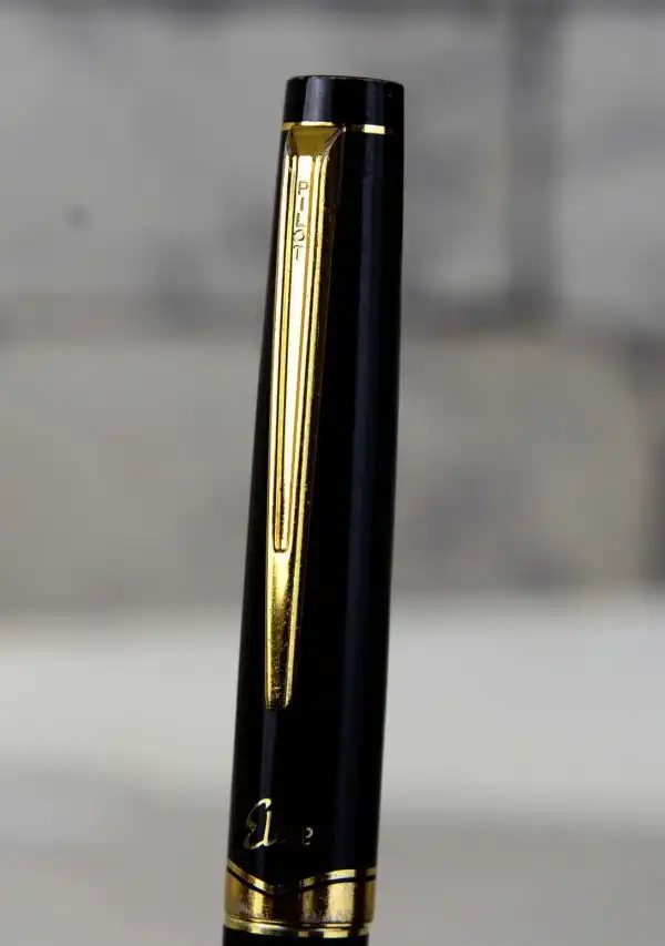 Vintage pilot Elite long size fountain pen with 14K solid gold F nib - Image 4