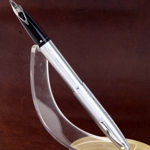 vintage-sheaffer-imperial-444-chrome-fountain-pen-inlaid-steel-fine-nib-Australia