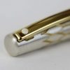 Vintage sheaffer lady 642  Silver plated  barrel fountain pen 14K solid gold M nib - Image 6