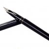 Vintage sheaffer targa fountain pen 1002 black lacquer barrel F Nib - Image 4