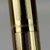 sheaffer targa fountain pen and  ballpoint pen set gold rolled body with 23K gold plated F nib - Unused - Image 11