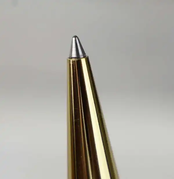 sheaffer targa fountain pen and  ballpoint pen set gold rolled body with 23K gold plated F nib - Unused - Image 6