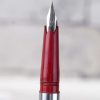 Vintage waterman graduate satin steel fountain pen with Steel F nib - Image 7