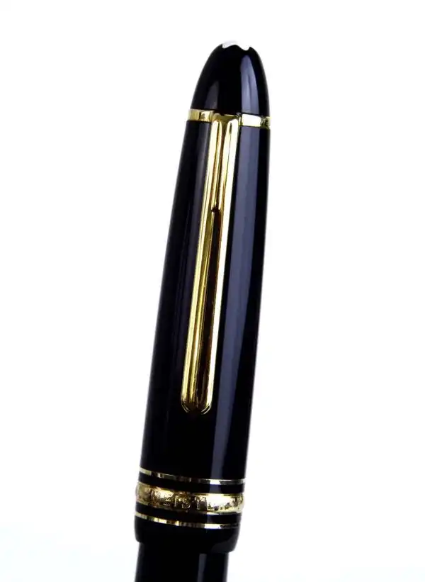 Montblanc Meisterstück LeGrand Pix Piston Filler fountain pen 14K solid Gold M nib - Image 8