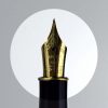 parker sonnet black lacquer fountain pen with 18K 750 solid gold M nib - Image 6