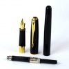 parker sonnet black lacquer fountain pen with 18K 750 solid gold M nib - Image 7