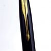 parker sonnet black lacquer fountain pen with 18K 750 solid gold M nib - Image 4