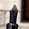 Pilot Custom 74 black barrel fountain pen -  14K 585 solid gold Soft-Medium nib - mint - Image 9