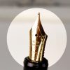 Pilot Custom 74 black barrel fountain pen -  14K 585 solid gold Soft-Medium nib - mint - Image 4