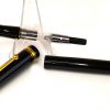 Pilot Custom 74 black barrel fountain pen -  14K 585 solid gold Soft-Medium nib - mint - Image 3