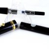 Pilot Custom 74 black barrel fountain pen -  14K 585 solid gold F nib  - Mint - Image 3
