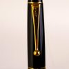 Pilot Custom 74 black barrel fountain pen -  14K 585 solid gold F nib  - Mint - Image 6