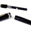 Sailor founded 1911 black barrel fountain pen - 14K solid gold M nib - Image 3