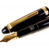 Sailor founded 1911 black barrel fountain pen - 14K solid gold M nib - Image 7