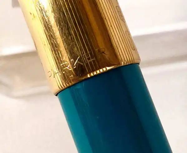 Vintage Parker 61  fountain pen 12K gold filled cap with 14K Gold M nib - Image 7