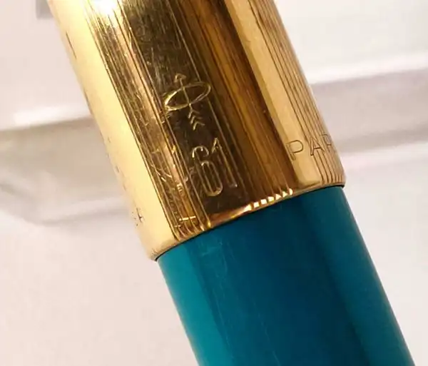 Vintage Parker 61  fountain pen 12K gold filled cap with 14K Gold M nib - Image 6