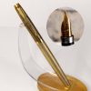 Vintage parker 75 sterling silver vermeil gold barrel fountain pen 14Karat Gold M nib - clean used - Image 9