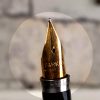 Vintage parker 75 sterling silver vermeil gold barrel fountain pen 14Karat Gold M nib - clean used - Image 10