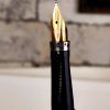 Vintage parker 75 sterling silver vermeil gold barrel fountain pen 14Karat Gold M nib - clean used - Image 8