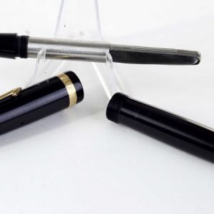 vintage-parker-duofold-senior-fountain-pen-14K-solid-gold–Medium-nib-England