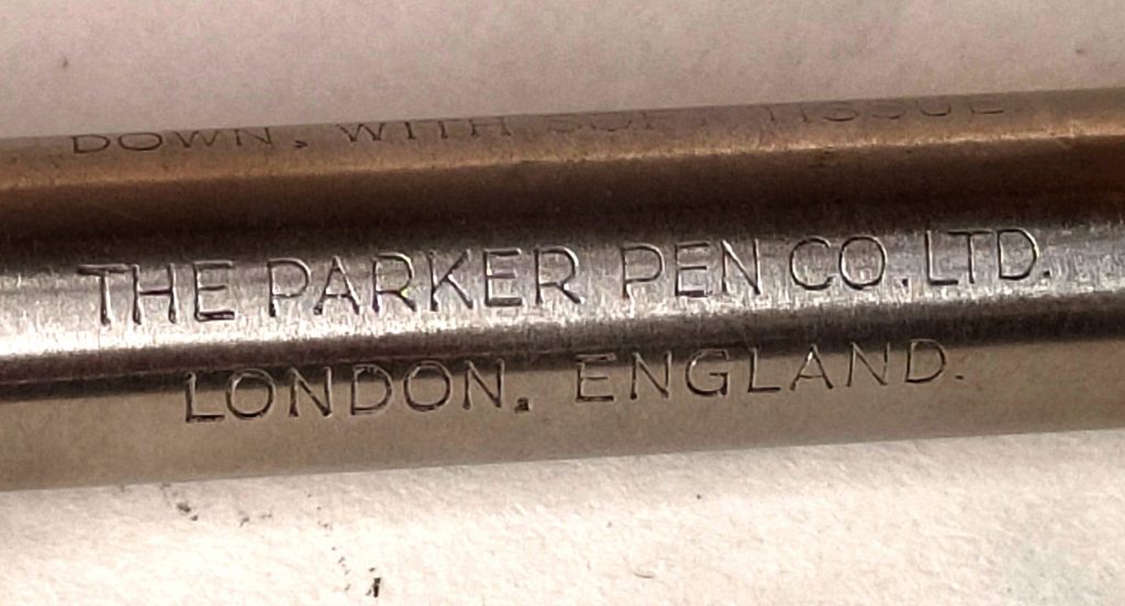 Buy Vintage parker duofold UK fountain pen with 14K sold gold F nib online