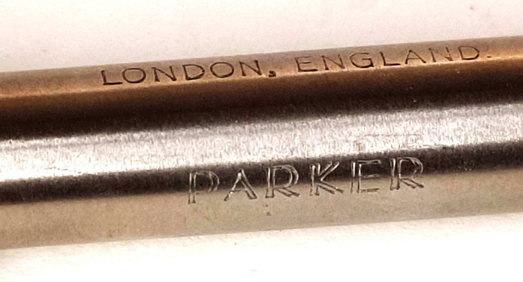 Buy Vintage parker duofold UK fountain pen with 14K sold gold F nib online